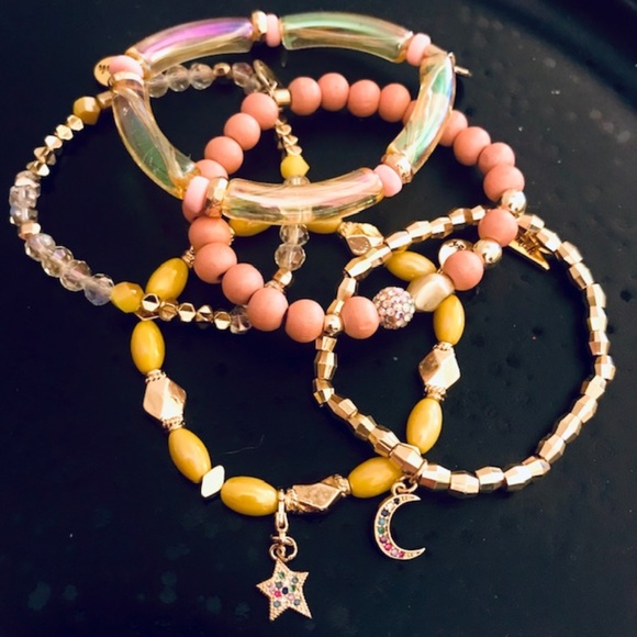 ERIMISH BRACELETS ⭐️New SUMMER ARRIVAL SUNNY GALAXY CHARM SPECIALTY STACK ⭐️ NWT - Picture 12 of 13